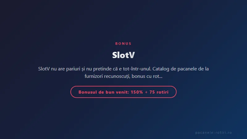 Structura bonus SlotV
