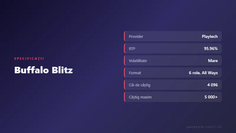 Specificații Buffalo Blitz