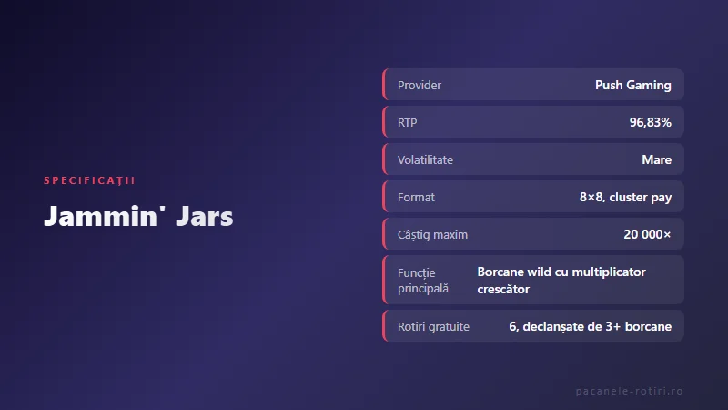 Specificații Jammin' Jars