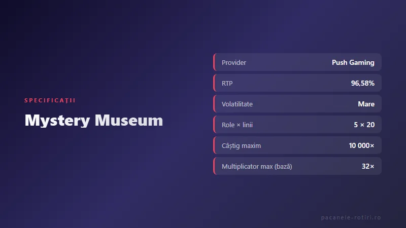 Specificații Mystery Museum