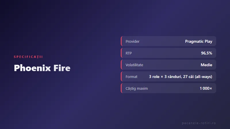 Specificații Phoenix Fire