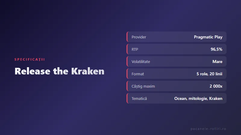 Specificații Release the Kraken