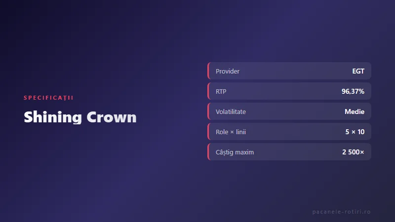 Specificații Shining Crown