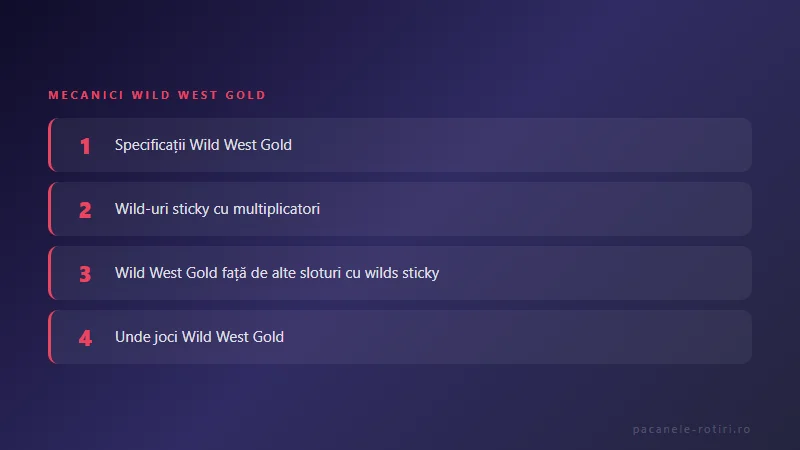 Mecanici Wild West Gold